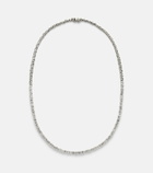 Suzanne Kalan Mini 18kt white gold (750/1000) necklace with diamonds