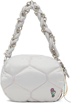 Chopova Lowena Silver Maria Mini Puffer Bag
