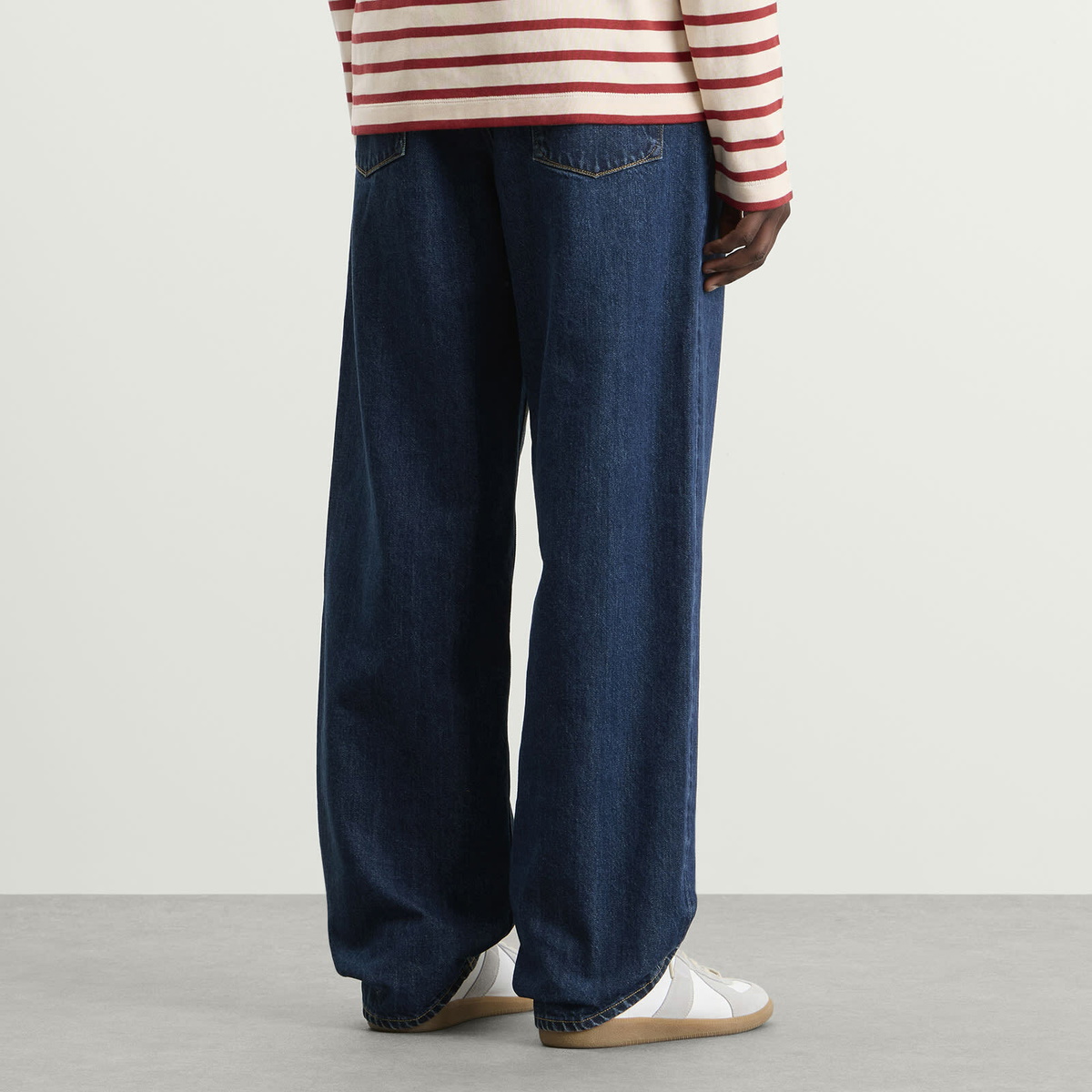 Jil Sander Men's Mid Blue Denim Jeans in Medium Denim