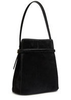 Toteme Belted Calf-hair Bucket bag - Black - One Size