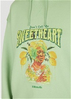 Quadri Hooded Sweatshirt in Green