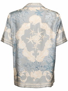 VERSACE Informal Printed Silk Twill Shirt