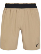 Nike Training - Pro Flex Rep Mesh-Trimmed Dri-FIT Shorts - Neutrals