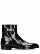 DOLCE & GABBANA - Giotto Brushed Leather Ankle Boots