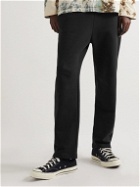 KAPITAL - Printed Cotton-Jersey Sweatpants - Black