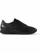The Row - Mica Leather Sneakers - Black