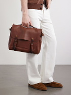 Bleu de Chauffe - Éclair Leather Messenger Bag