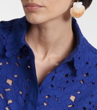 Rebecca Vallance Zaffre broderie anglaise cotton shirt