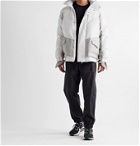 Nike - Sacai NRG Logo-Print Quilted Nylon and Mélange Wool-Blend Down Hooded Parka - White