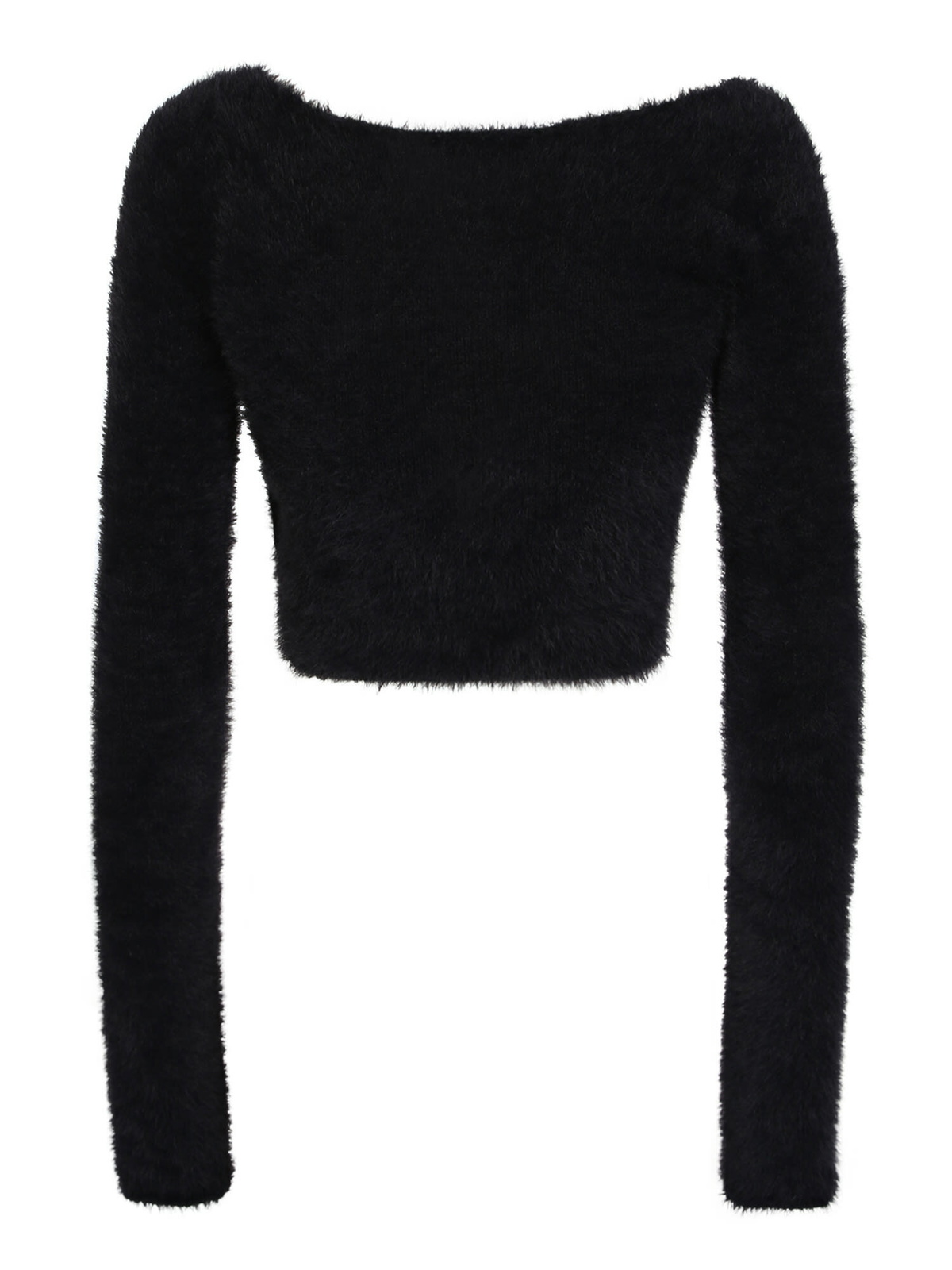 AMBUSH Cropped Sweater Black