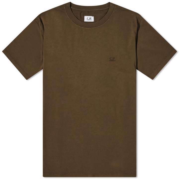 Photo: C.P. Company Men's Back Goggle T-Shirt in Ivy Green