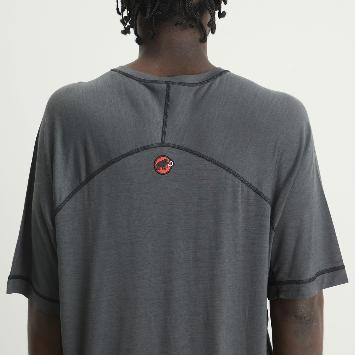 Hiking Patrol Men's x Mammut Tree Wool FL T-Shirt in Gabbro