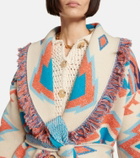 Alanui - Oasis cashmere and linen cardigan