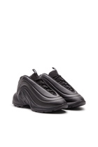 Diesel S-D-Runner X-Slip-on sneakers with matte Oval D instep - Sneakers - Unisex - Black