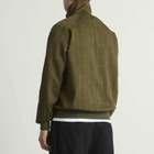 Needles Men's Poly Jacquard Track Jacket in Olive