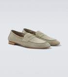 Frescobol Carioca Leme suede penny loafers