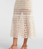 Anna Kosturova Crochet cotton maxi dress