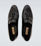 Gucci - Tasseled patent leather loafers