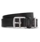 Anderson's - 2.5cm Black Leather Belt - Black