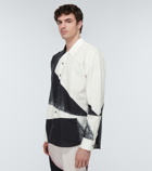 Alexander McQueen - Printed cotton poplin shirt