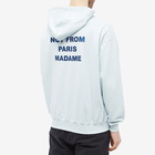 Drole de Monsieur Men's Drôle de Monsieur Not From Paris Madame Classic Hoody in Light Blue