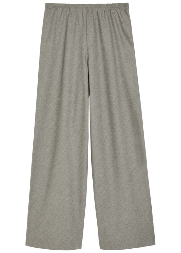 Photo: Maria Mcmanus Straight-leg Stretch-wool Trousers Grey