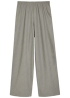 Maria Mcmanus Straight-leg Stretch-wool Trousers Grey