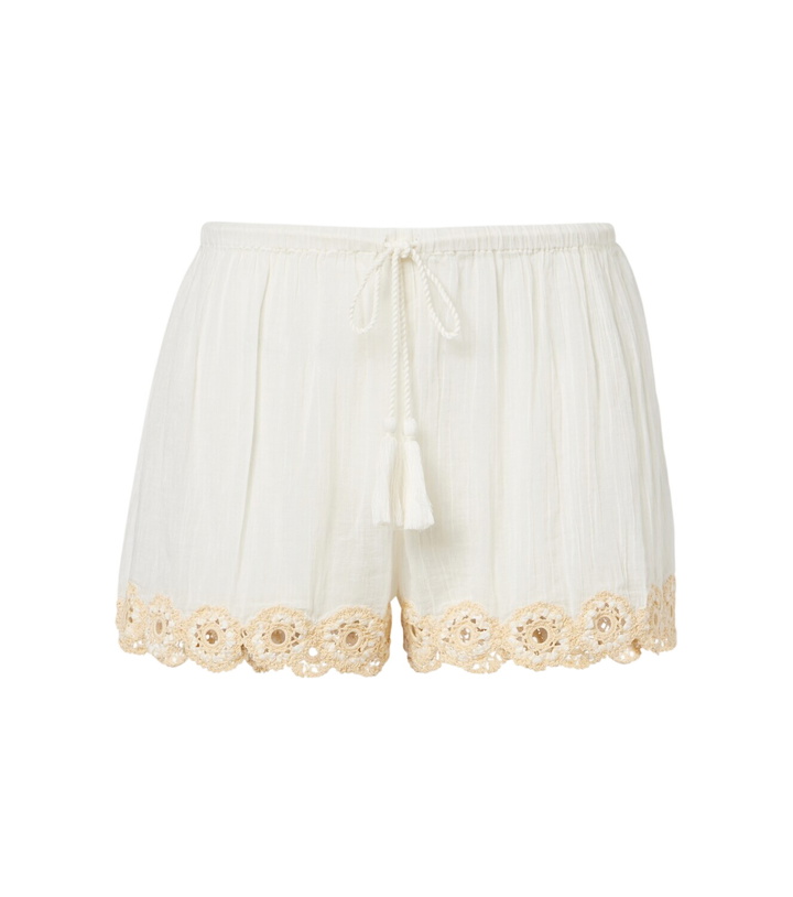 Photo: Ulla Johnson Liya crochet-trimmed cotton shorts