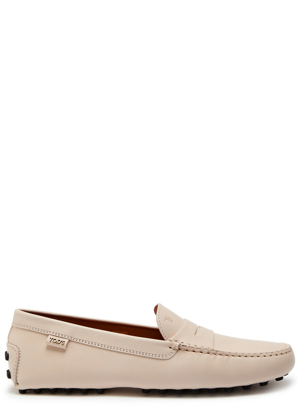 Photo: Tods Gommino Leather Loafers Ivory