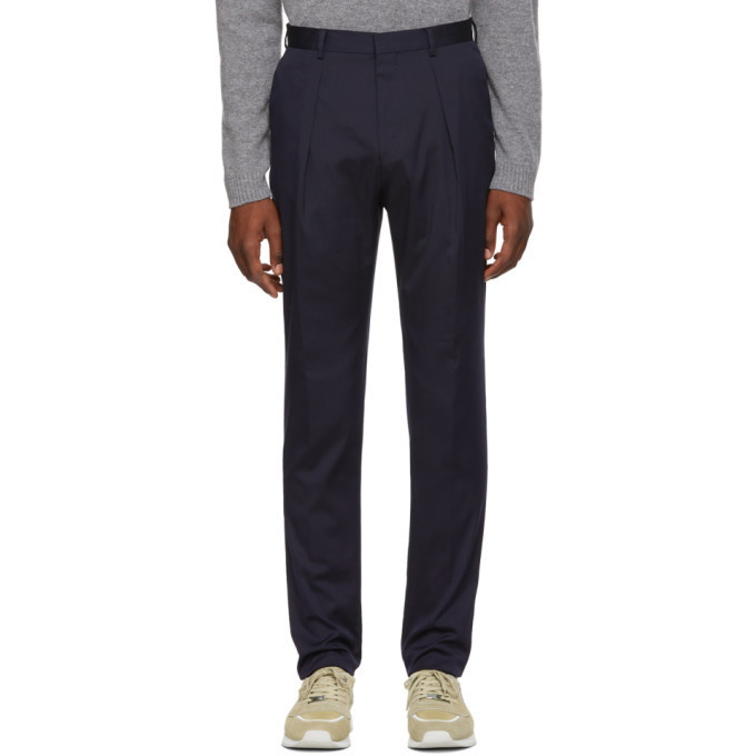 Photo: Boss Navy Ole Stretch Trousers