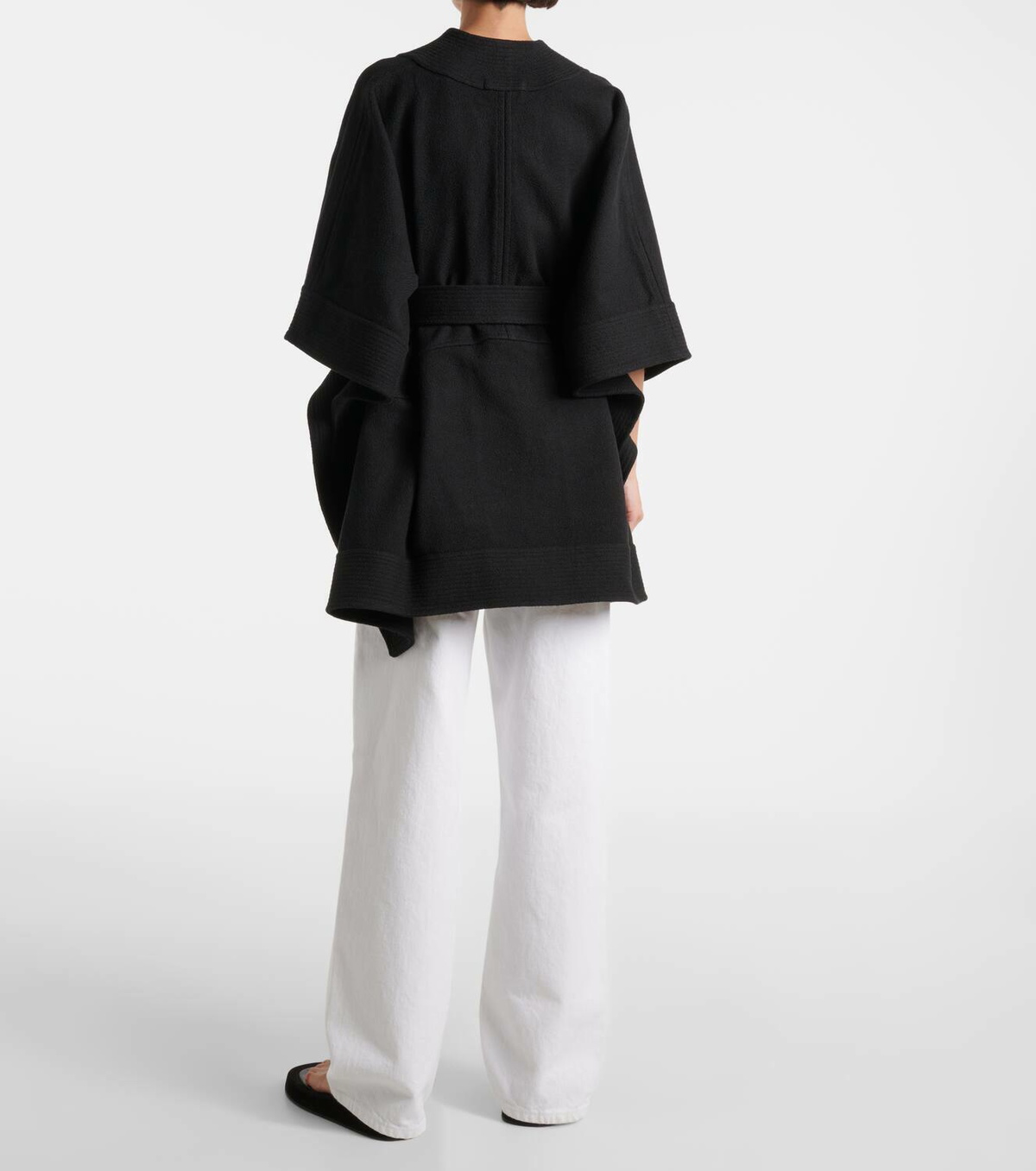 Wardrobe.NYC Belted cotton cape