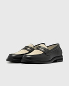 Duke & Dexter WILDE RATTAN LOAFER Black Mens Casual Shoe