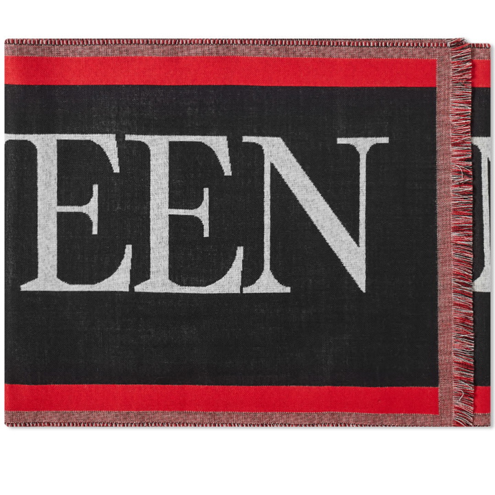 Photo: Alexander McQueen Oversize Logo Scarf