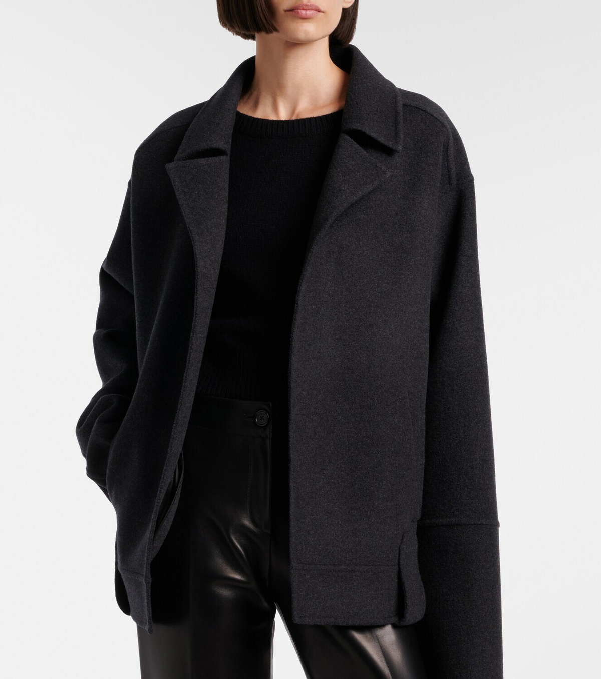 Khaite Alder belted wool jacket