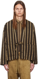 UMA WANG Brown Jester Jacket
