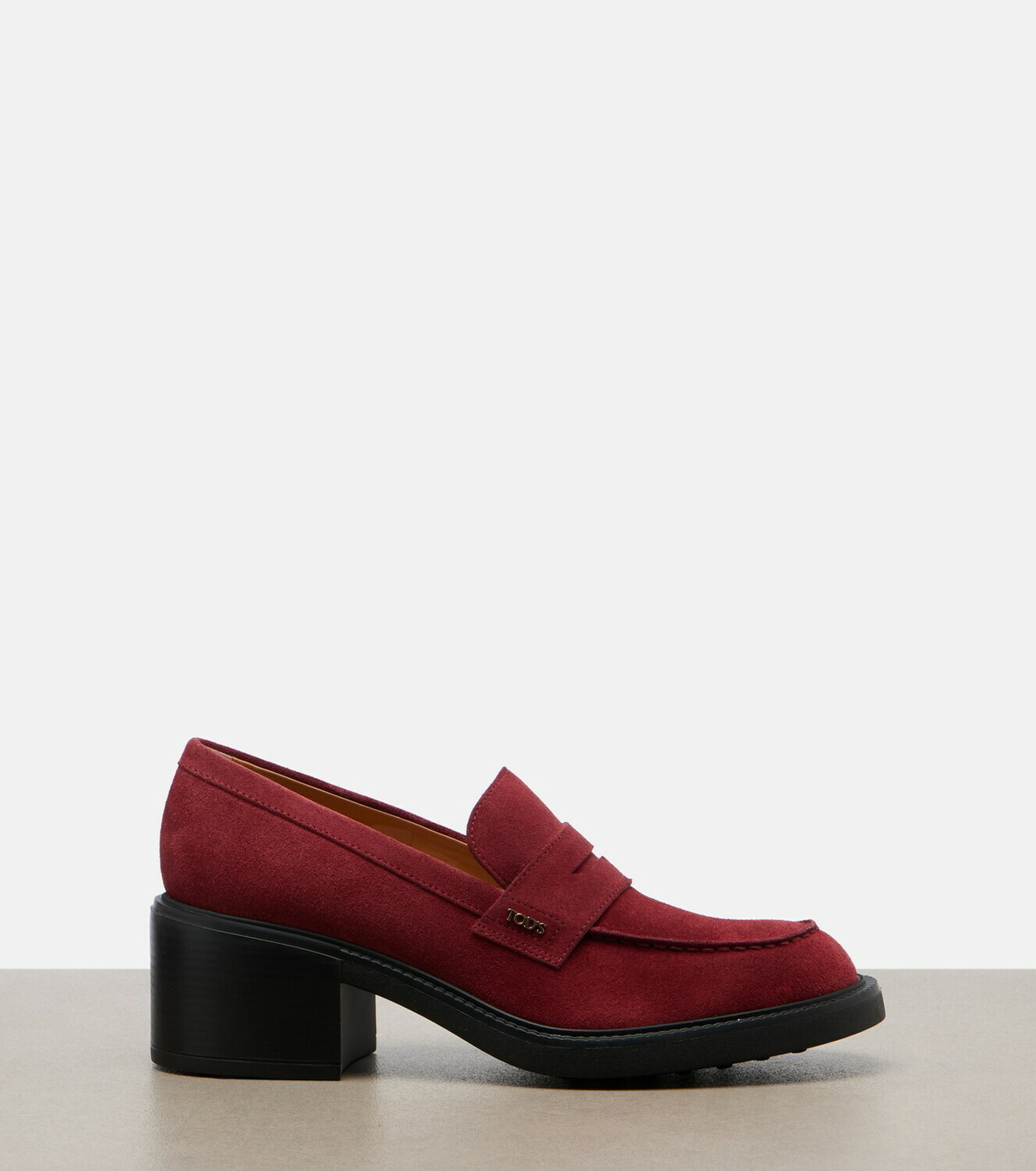 Tod's Suede loafer pumps