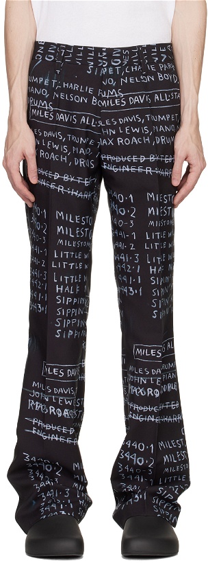 Photo: MISBHV Black Basquiat Edition 'Discography' Trousers