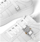 1017 ALYX 9SM - Buckled Perforated-Leather Sneakers - White
