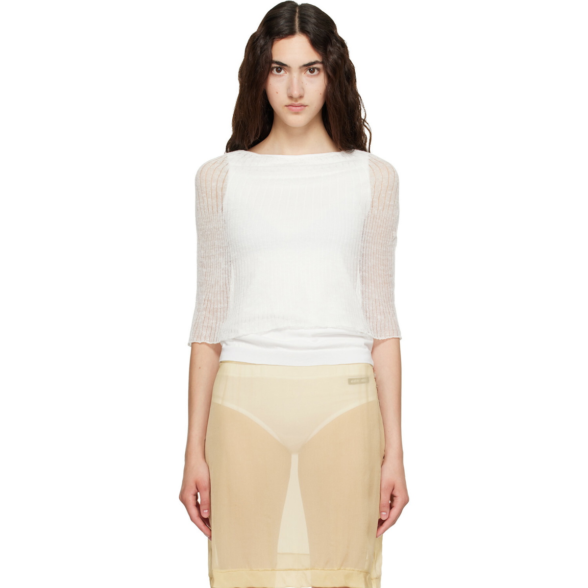 Paloma Wool Off-White Saphira Top
