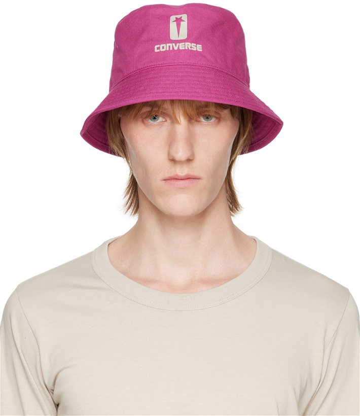 Photo: Rick Owens DRKSHDW Pink Converse Edition Bucket Hat