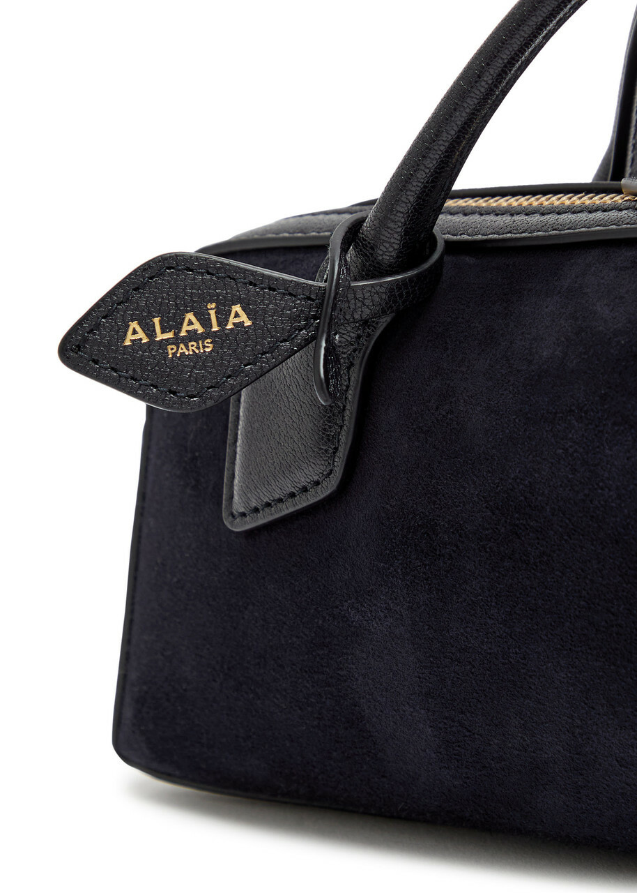 Alaïa Le Teckel Suede Clutch - Navy - One Size