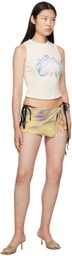 BINYA Green Sarong Miniskirt