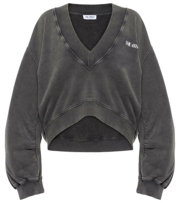 Photo: The Attico Logo cotton-blend sweater