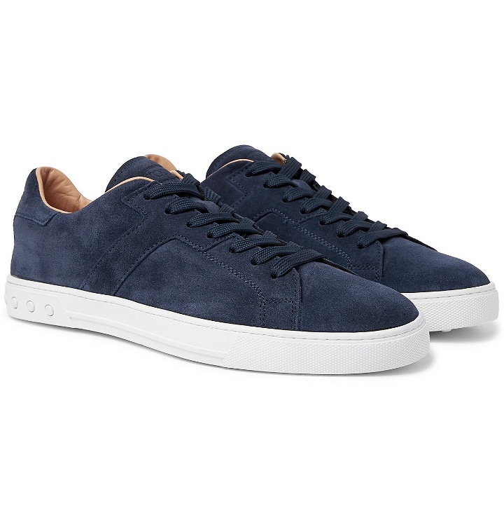 Photo: TOD'S - Suede Sneakers - Blue