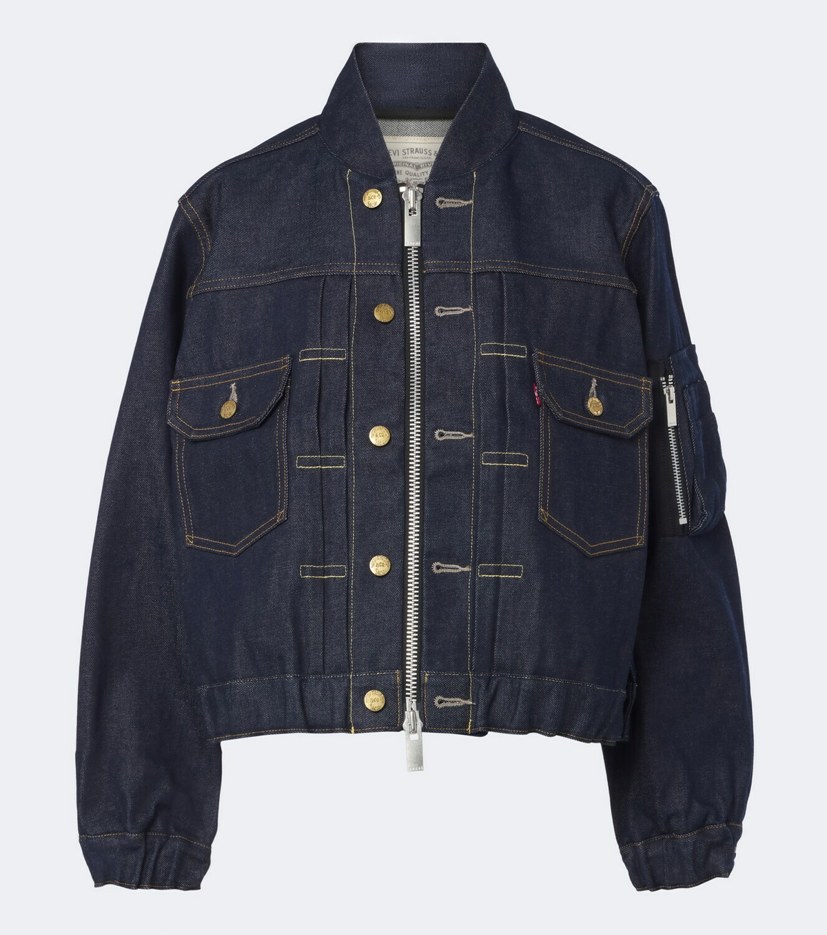 Sacai Denim bomber jacket