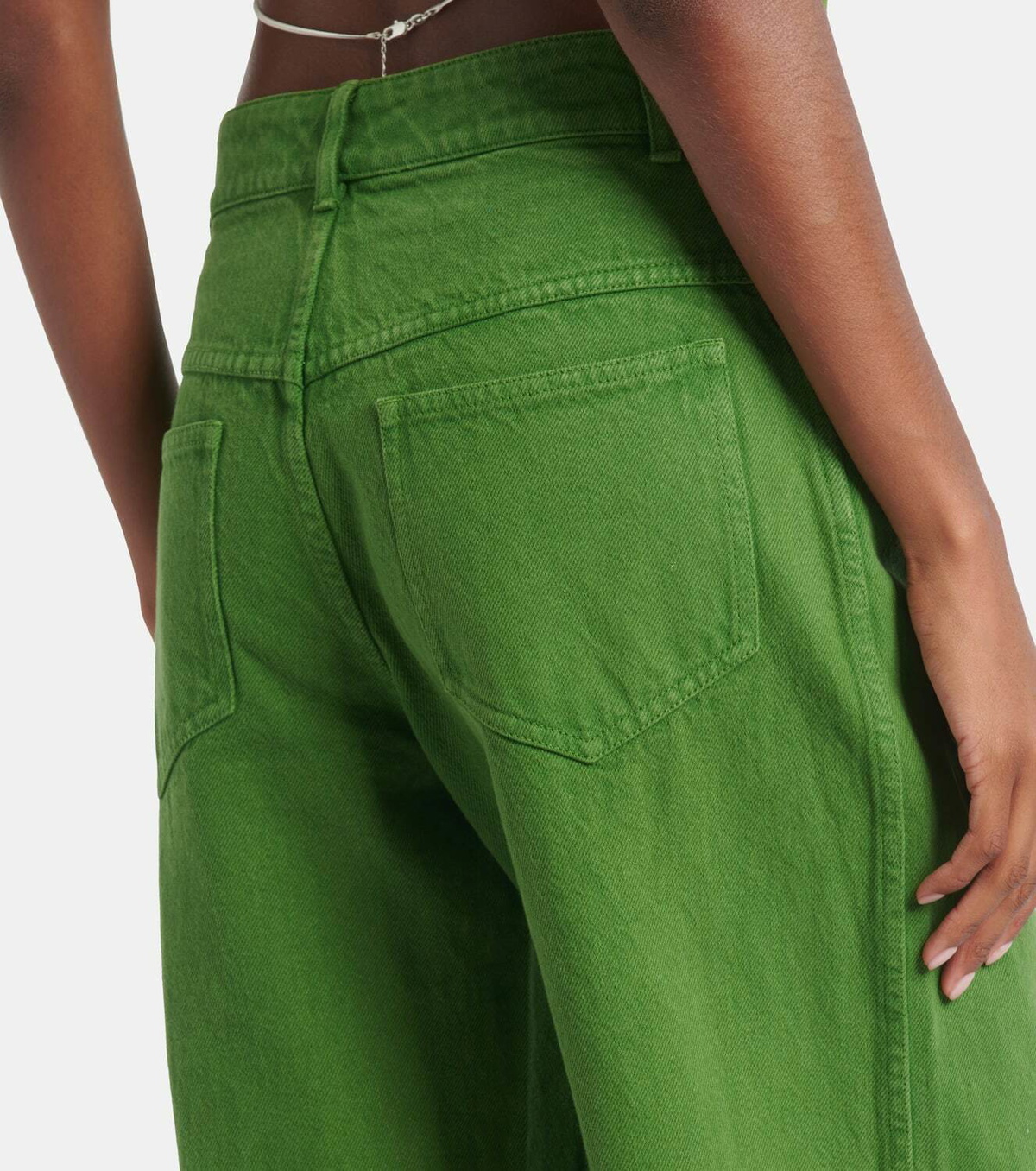 Christopher Esber Mid-rise wide-leg jeans