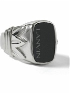 Lanvin - Silver-Tone and Enamel Ring - Silver