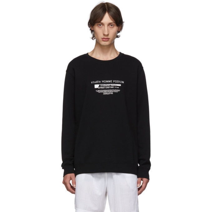 Photo: Givenchy Black Homme Podium Sweatshirt