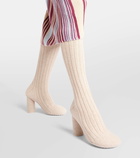 Bottega Veneta Atomic knitted knee-high sock boots