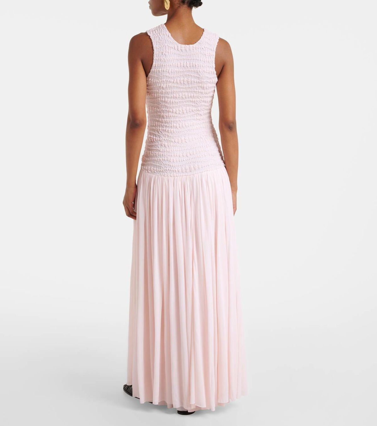 Jil Sander Shirred maxi dress